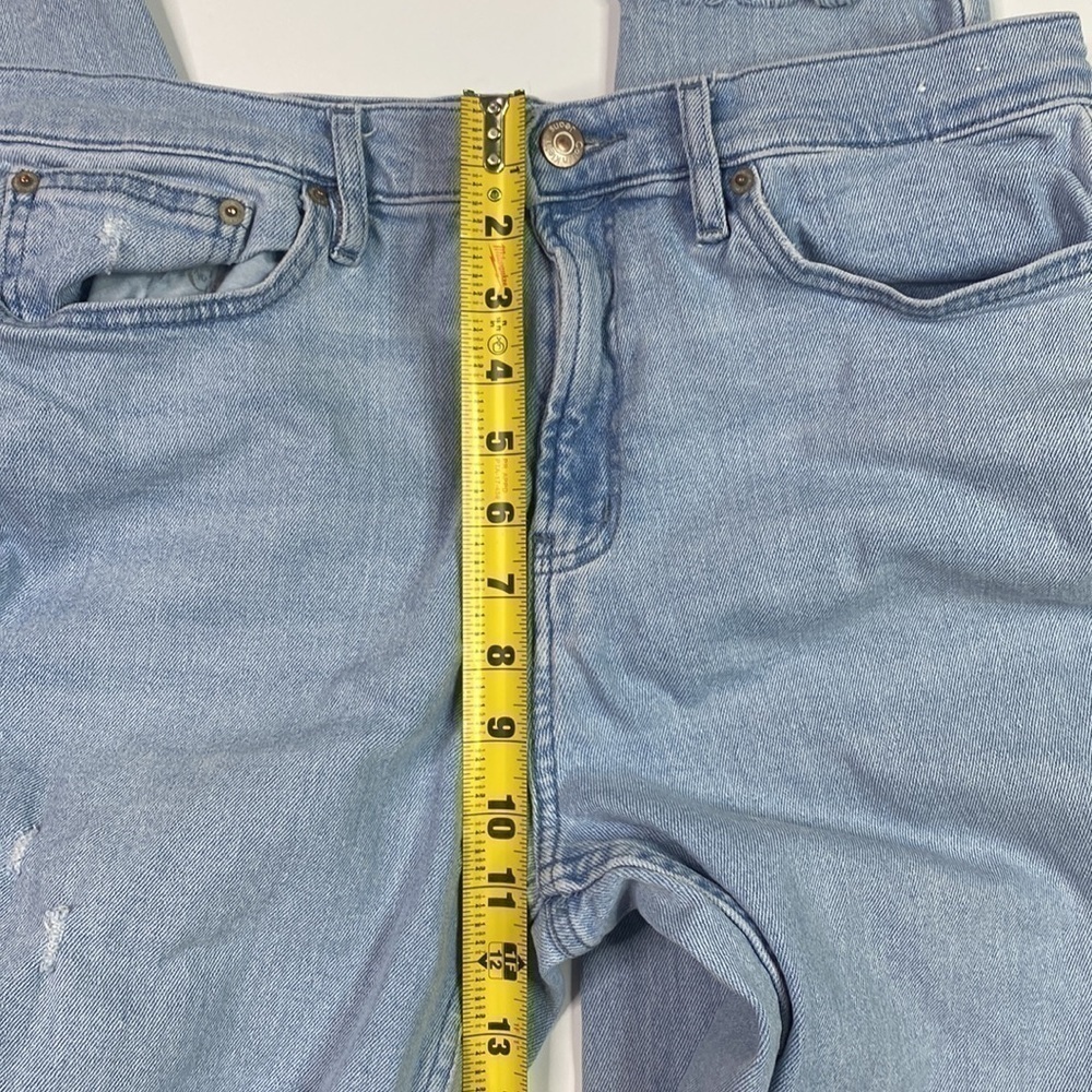 Calvin Klein Jeans High Rise Raw Hem Skinny Distressed Jeans Size 32 - Picture 10 of 14
